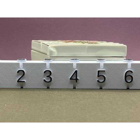 Vintage Porcelain Peacocks Japanese Asahi Fan Trinket Small Jewelry Box - Picture 8 of 8